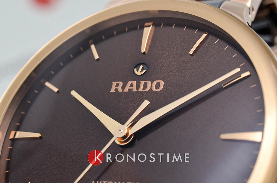 Часы Rado Centrix Automatic R30017302 — мужские, высокотехнологичная керамика + нержавеющая сталь с pvd покрытием