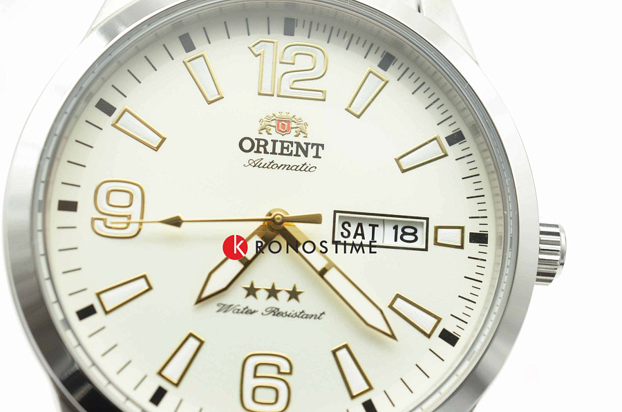 Часы Orient SAB0B005W — автокварц (кинетик), металл сталь