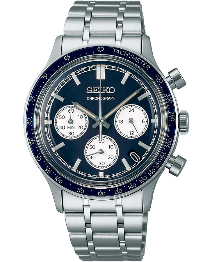 Часы Seiko Discover More SSB477P1 — мужские, синий