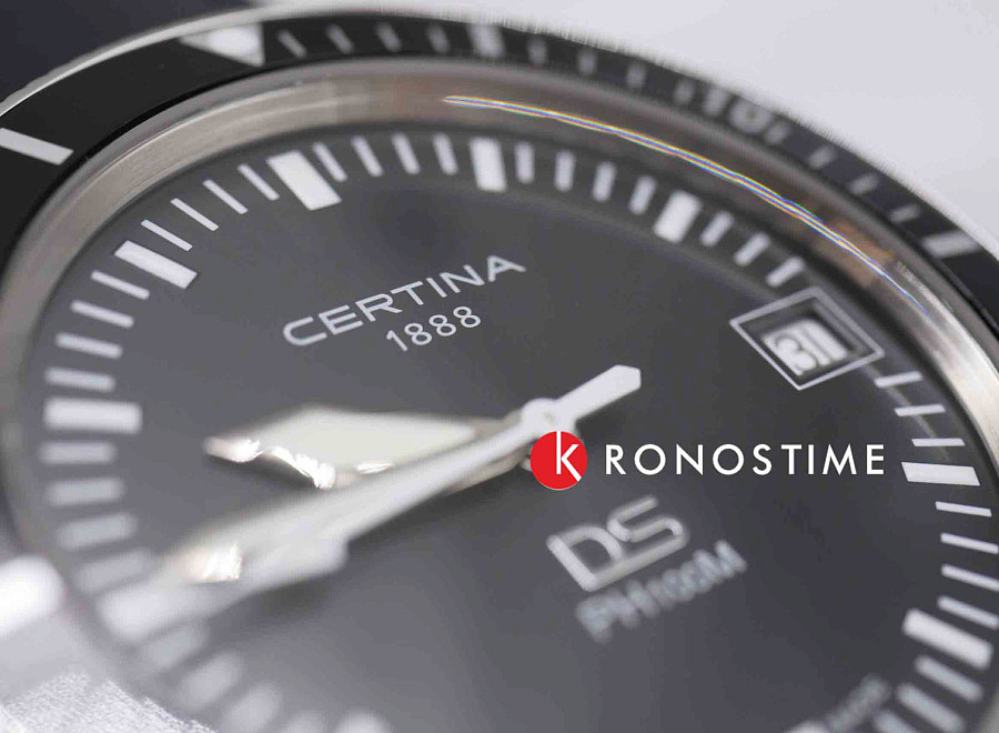 Часы Certina DS PH100M Gent C044.410.17.050.00 — кварцевые, Швейцария, мужские