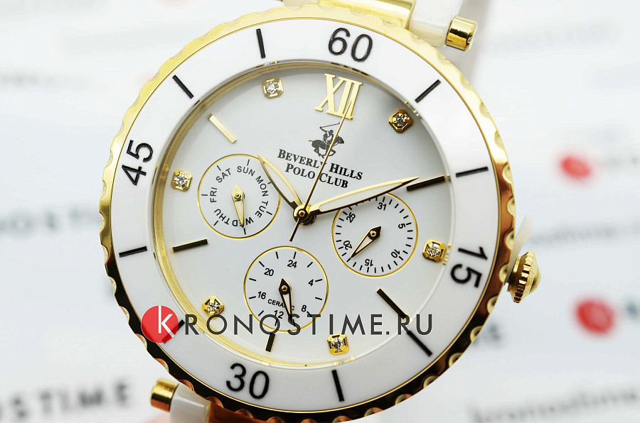 Часы Beverly Hills Polo Club BP3364X.133 — кварцевые, сталь керамика