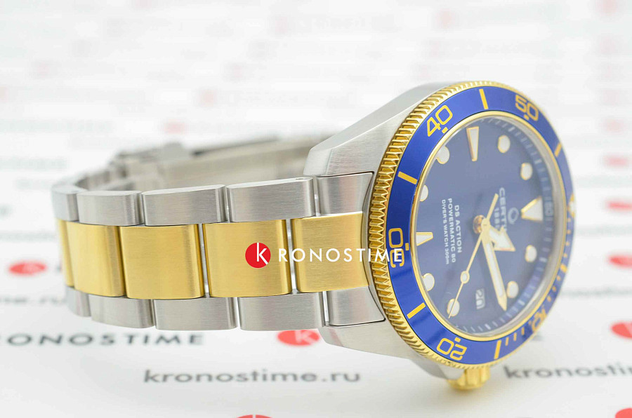 Часы Certina DS Action Diver Powermatic C032.807.22.041.10 — металл сталь, мужские, Швейцария