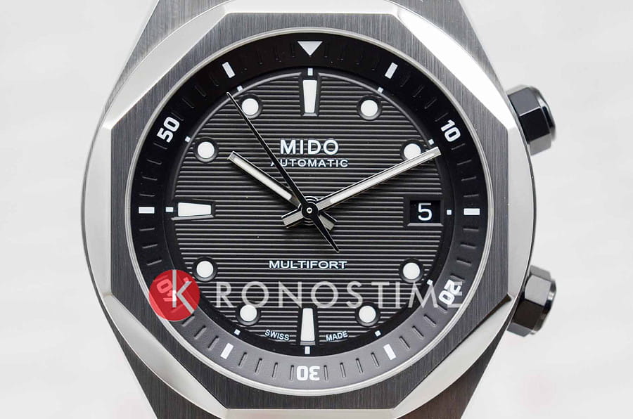 Часы Mido Multifort 8 Two Crowns M047.507.11.051.00 — металл сталь, Швейцария