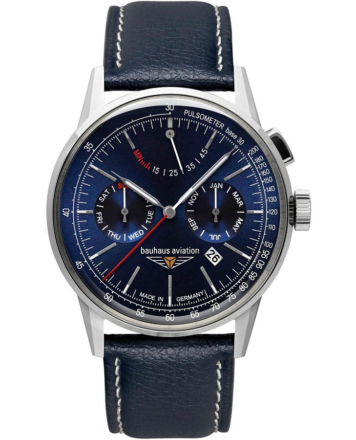 Часы Bauhaus Aviation G38 23623 — мужские, синий