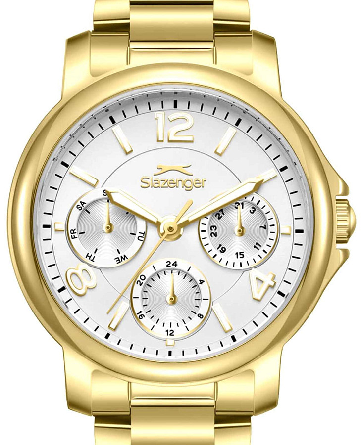 Часы Slazenger SL.09.2595.4.130 — кварцевые, суперметалл металл
