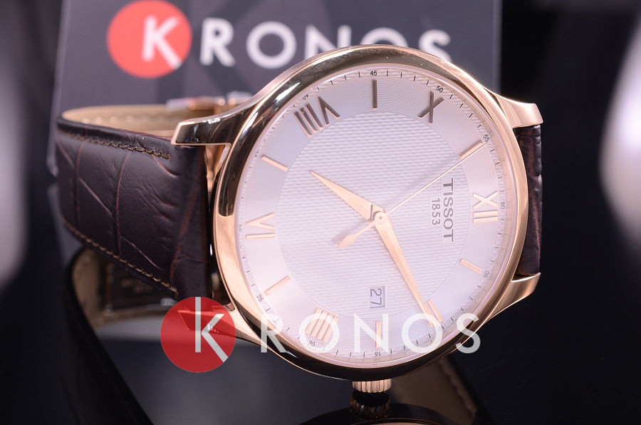 Часы Tissot Tradition T063.610.36.038.00 — сталь металл, Швейцария