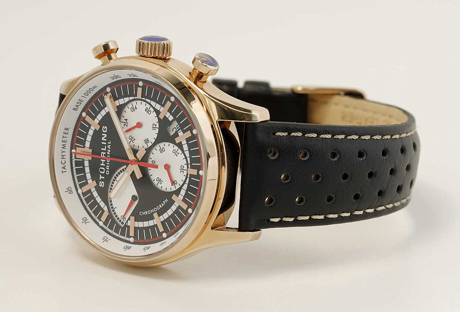 Часы Stuhrling Monaco 934.03 — кожаный, мужские