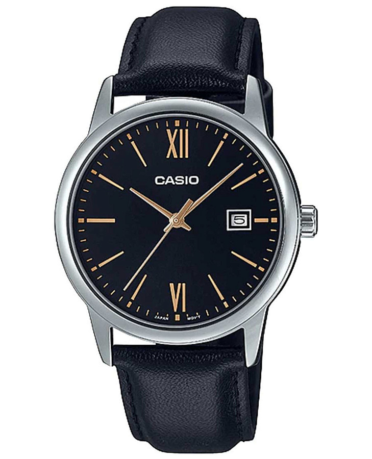 Часы Casio Collection MTP-V002L-1B3UDF (MTP-V002L-1B3) — мужские, черный