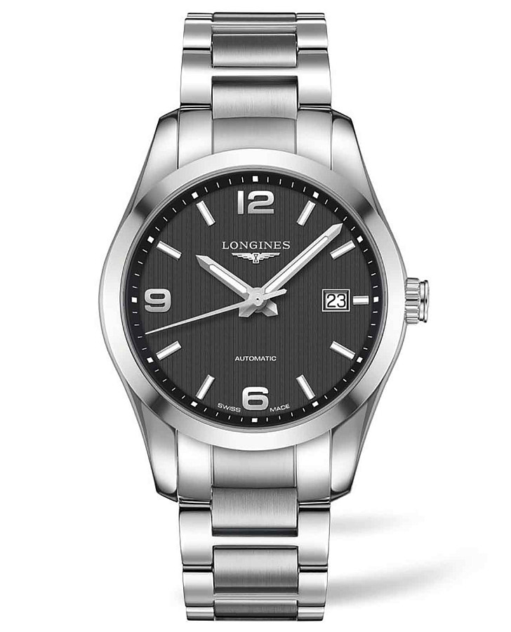 Часы Longines Conquest Classic L2.785.4.56.6 — мужские, серый