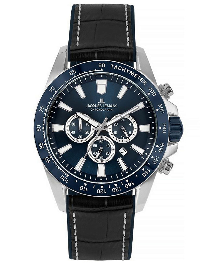 Часы Jacques Lemans Sport 1-2140B — мужские, синий
