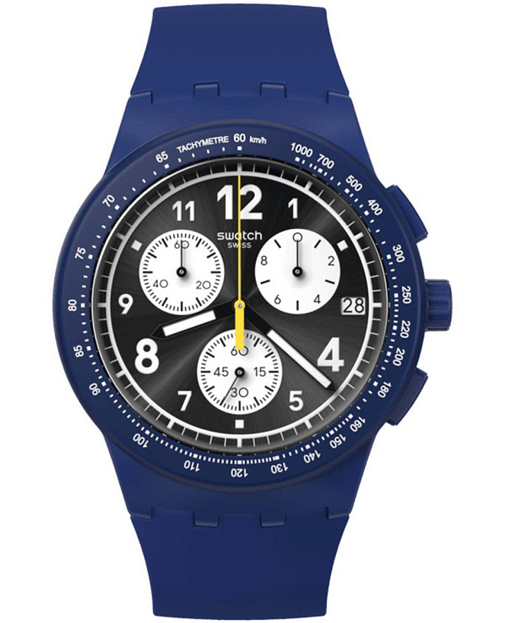 Часы Swatch Chrono 42 Standard SUSN418 — женские, черный