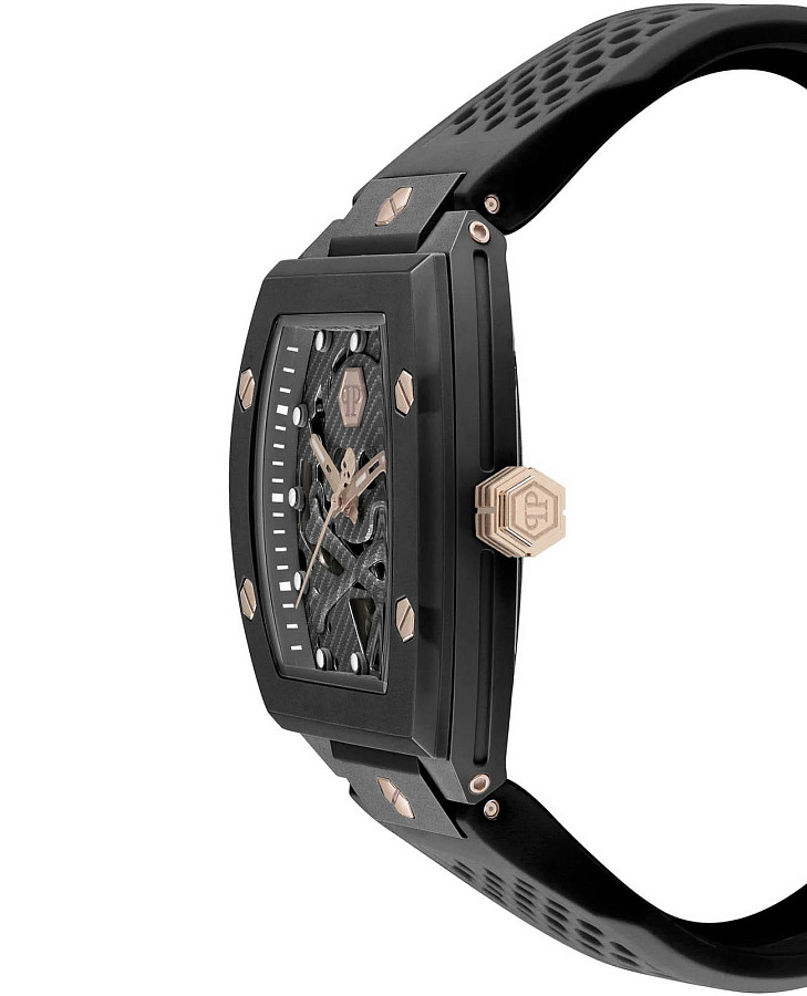 Часы Philipp Plein The Skeleton Ecoceramic PWVBA0523 — силикон, мужские
