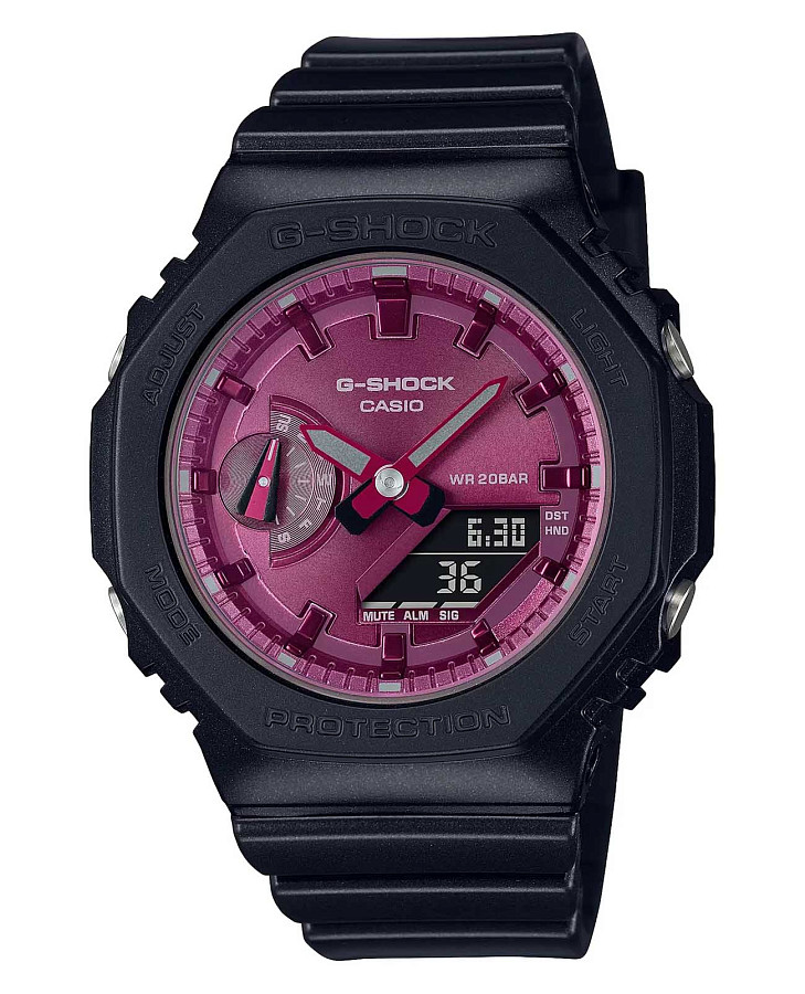 Часы Casio G-Shock GMA-S2100RB-1ADR (GMA-S2100RB-1A) — женские, розовый