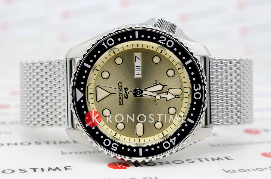 Часы Seiko 5 Sports SRPE75K1 — механические, сталь металл