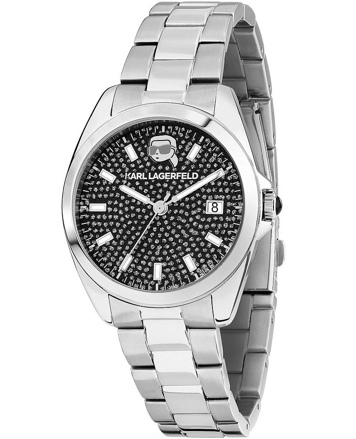 Часы Karl Lagerfeld Round Essentials R0553101515 — женские, черный
