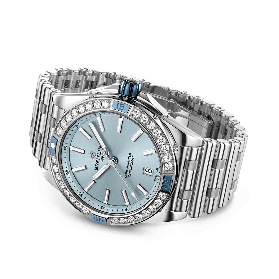 Часы Breitling Super Chronomat Automatic 38 A17356531C1A1 — нержавеющая сталь, женские