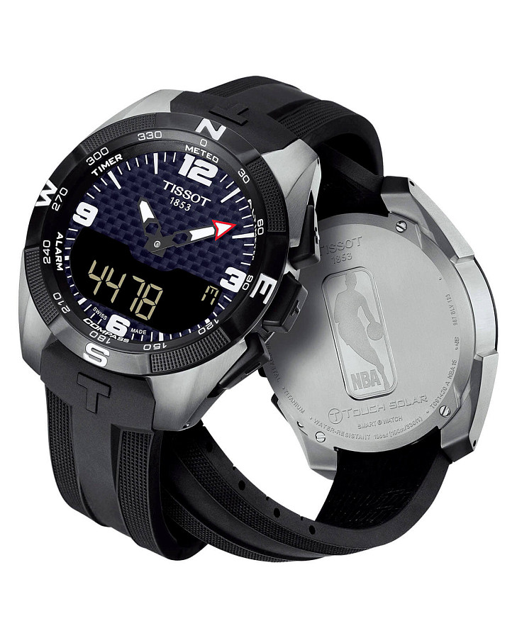 Часы Tissot T-Touch Exper Solar NBA Special Edition T091.420.47.207.01 — титан, Швейцария