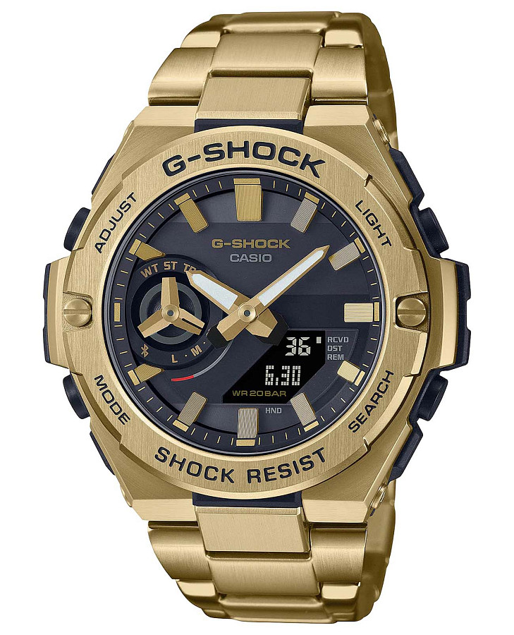 Часы Casio G-Shock GST-B500GD-9A — мужские, серый