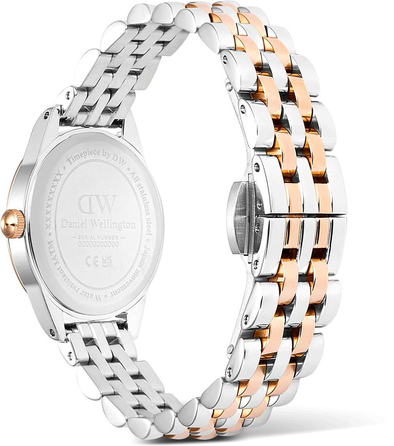 Часы Daniel Wellington Ophelia Mini Two Tone Rose Gold DW00100810 — металл сталь, Швеция