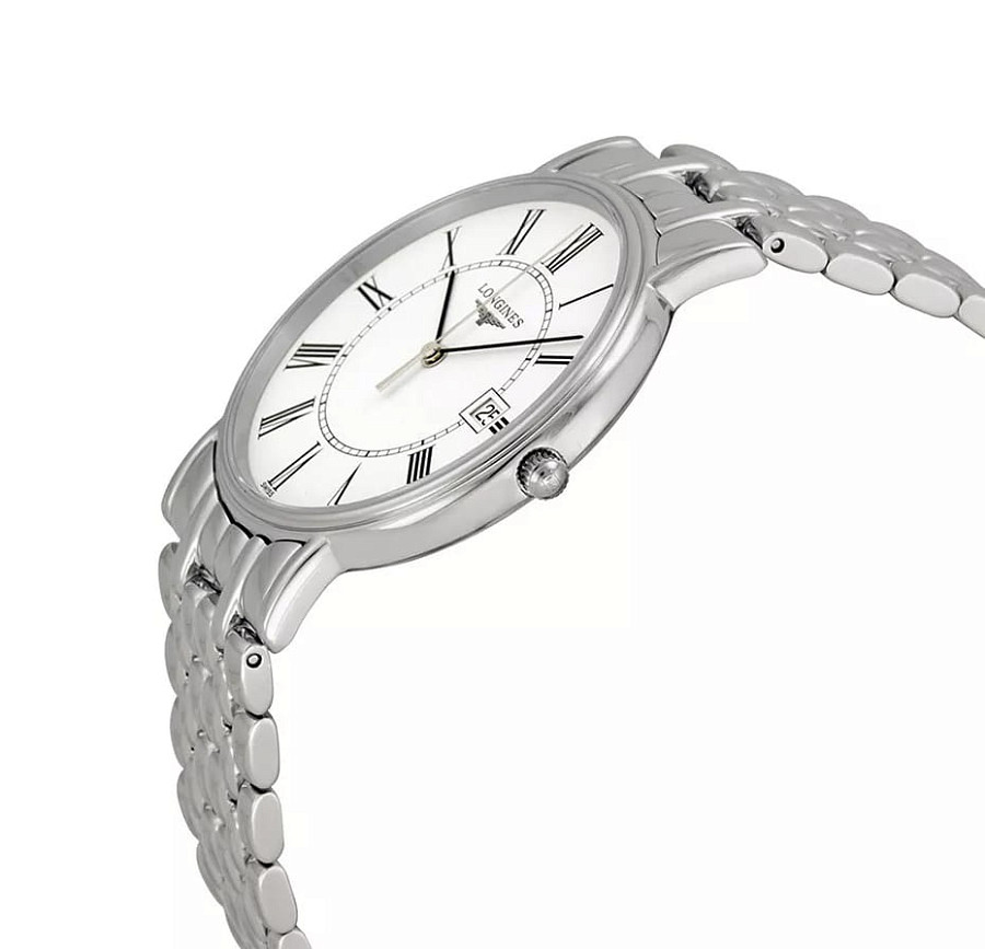 Часы Longines Presence L4.790.4.11.6 — кварцевые, металл сталь