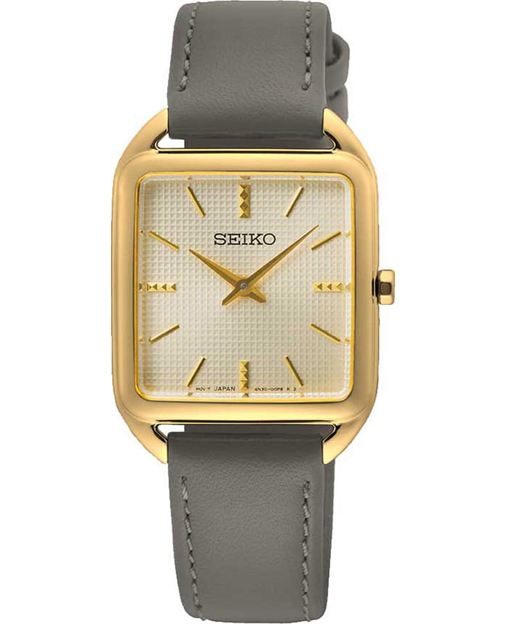 Часы Seiko CS Dress Discover More SWR090P1 — женские, золотой