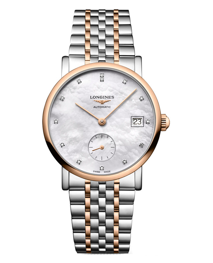 Часы Longines Elegant Collection L4.312.5.87.7 — женские, перламутровый