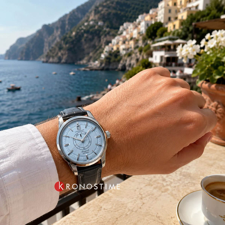Часы Longines Heritage L1.648.4.92.2 — мужские, кожаный