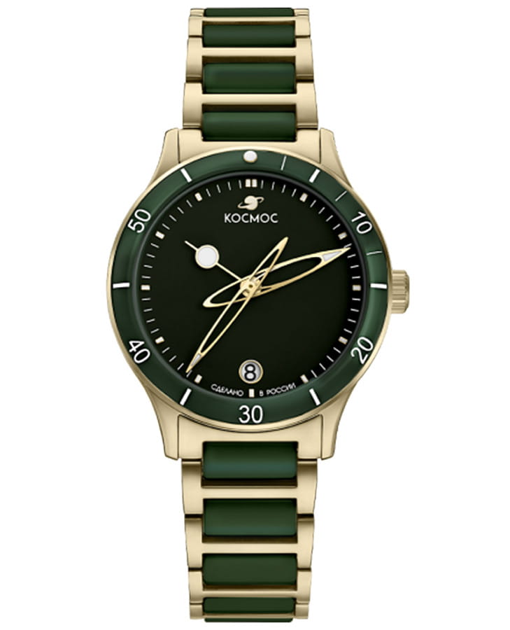 Часы Космос Андромеда K 623.20.38 — женские, зеленый