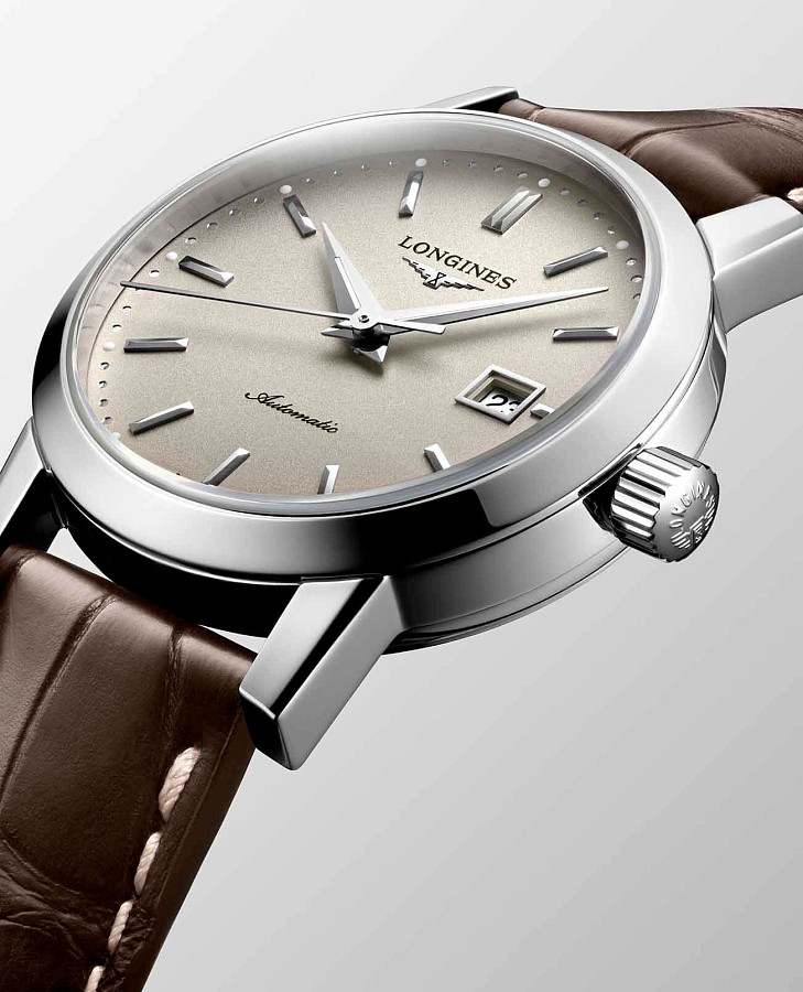 Часы Longines 1832 L4.325.4.92.2 — кожаный, женские