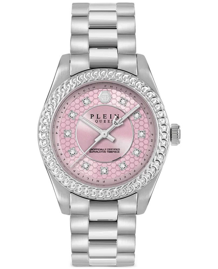 Часы Philipp Plein Queen Supreme PW7FA0226 — женские, розовый