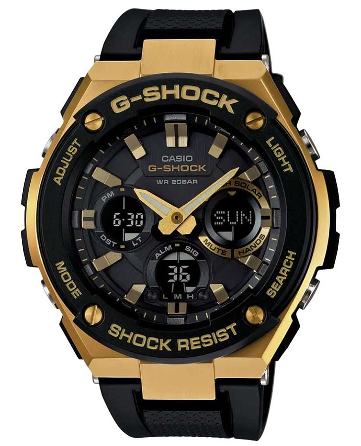 Часы Casio G-Shock GST-S100G-1ADR (GST-S100G-1A) — мужские, черный