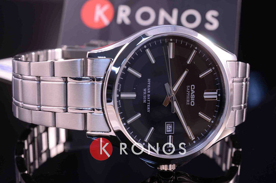 Часы Casio Collection MTS-100D-1A — Япония, кварцевые
