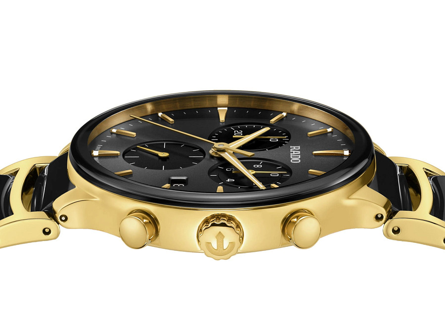 Часы Rado Centrix Chronograph R30211152 — сталь + керамические вставки, мужские