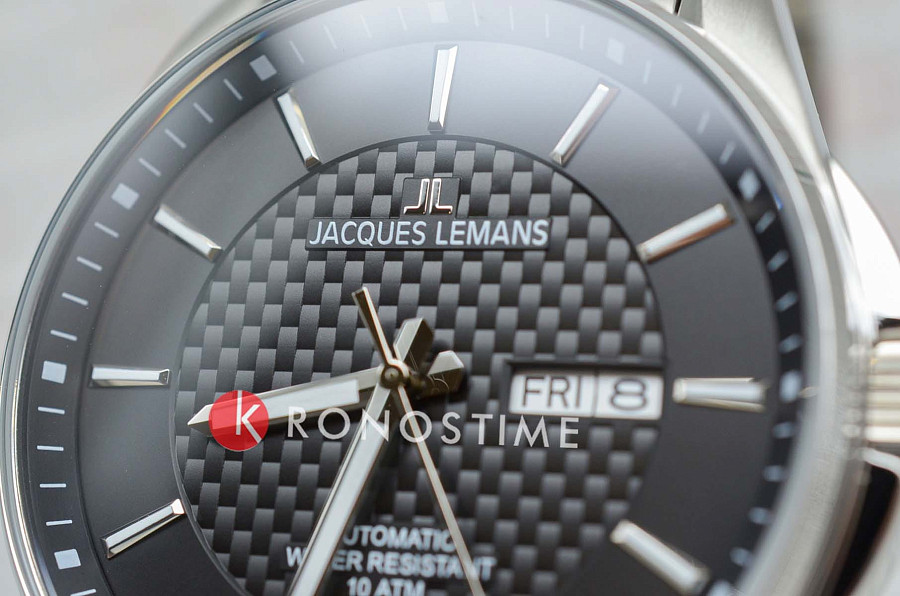 Часы Jacques Lemans Automatic 1-2210F — нержавеющая сталь, мужские