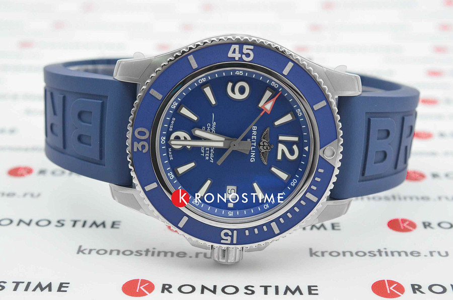 Часы Breitling Superocean Automatic 44 A17367D81C1S2 — мужские, каучук