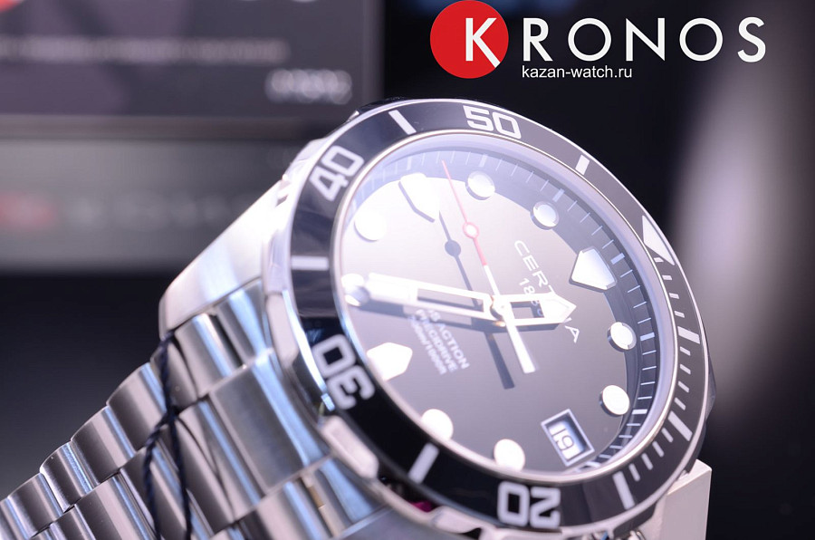 Часы Certina DS Action C032.410.11.051.00 — кварцевые, сталь металл