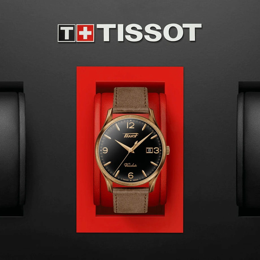 Часы Tissot Heritage Visodate T118.410.36.057.00 — металл сталь, Швейцария