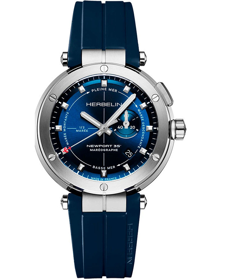 Часы Herbelin Newport Mareograph 24688A15CB — мужские, синий