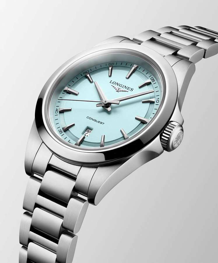 Часы Longines Conquest 30 mm L3.350.4.92.6 — кварцевые, сталь металл