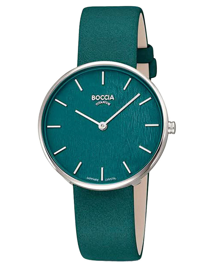 Часы Boccia Titanium 3387-02 — женские, зеленый