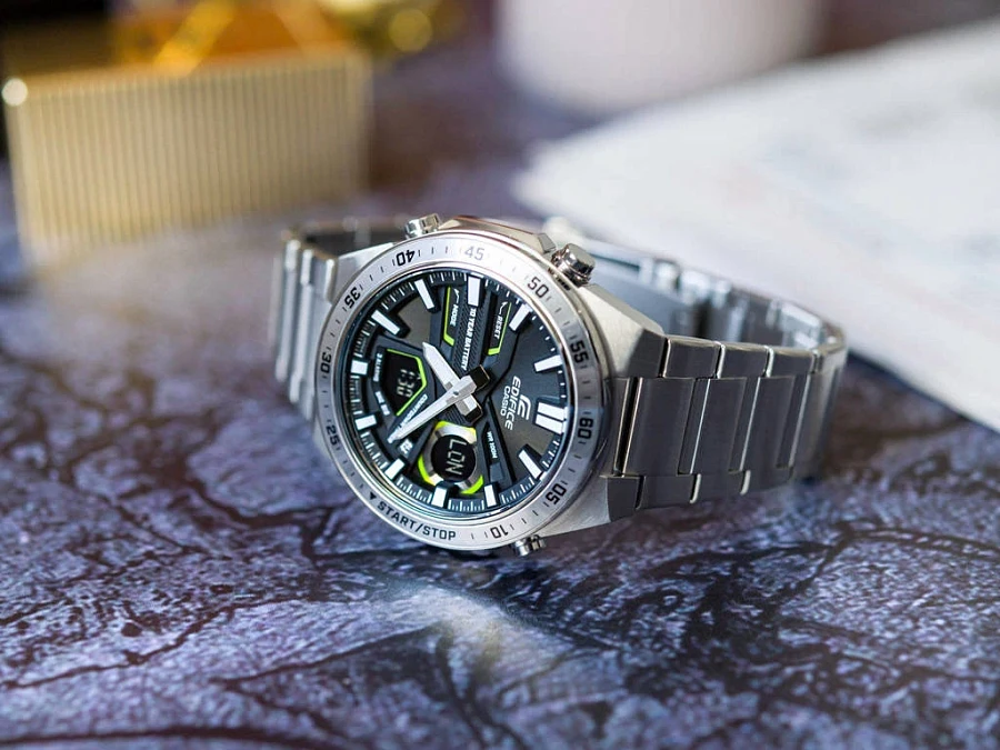 Часы Casio Edifice EFV-C110D-1A3VDF (EFV-C110D-1A3) — кварцевые, Япония, мужские
