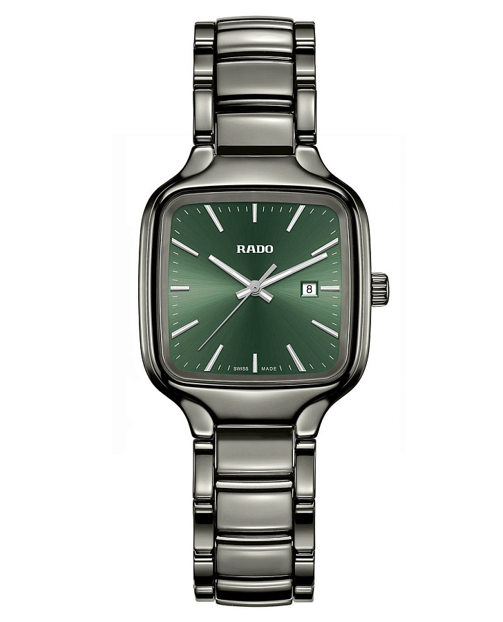 Часы Rado True Square R27079312 — женские, зеленый