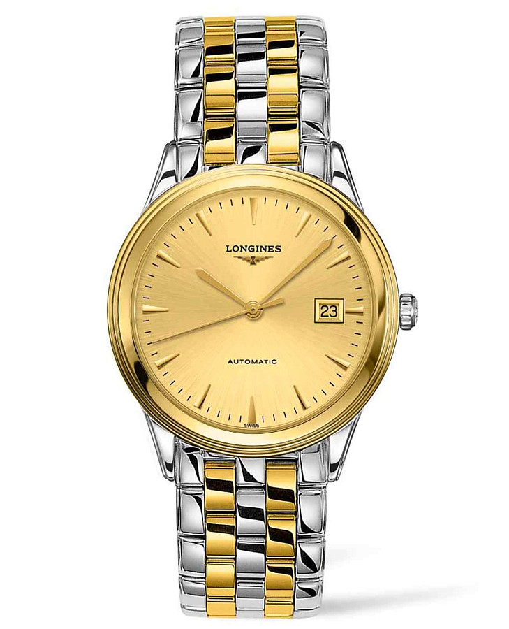 Часы Longines Flagship L4.974.3.32.7 — мужские, золотой
