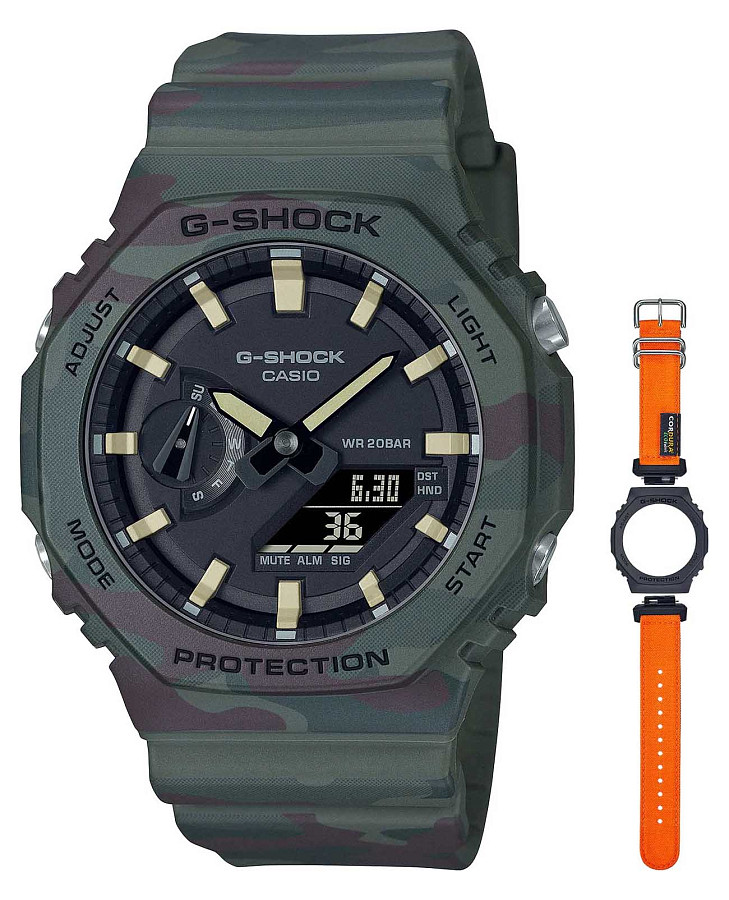 Часы Casio G-Shock GAE-2100WE-3A — мужские, черный