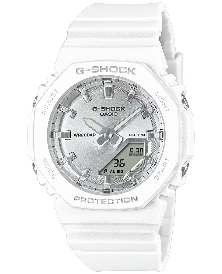Часы Casio G-Shock GMA-P2100VA-7ADR (GMA-P2100VA-7A) — женские, серебристый