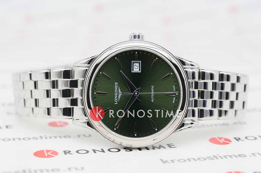 Часы Longines Flagship L4.374.4.02.6 — механические, металл сталь
