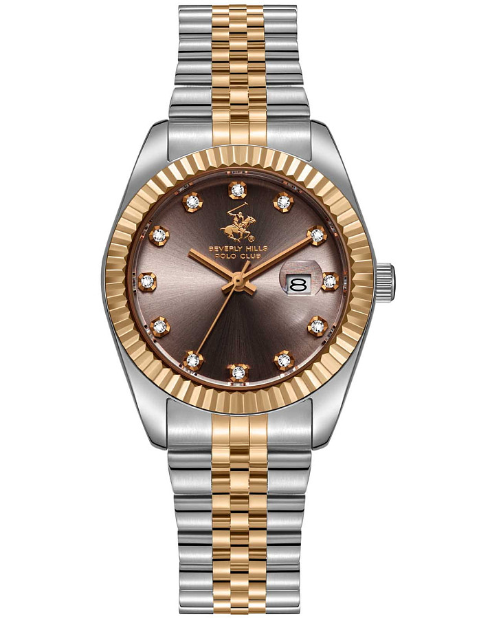 Часы Beverly Hills Polo Club BP3654X.540 — женские, коричневый