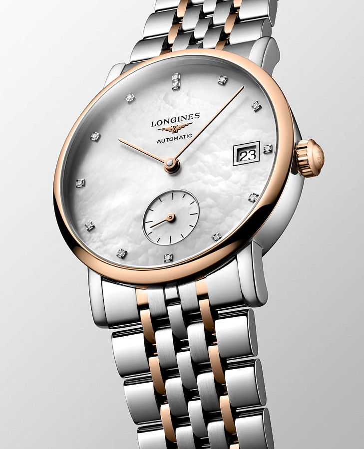 Часы Longines Elegant Collection L4.312.5.87.7 — сталь металл золото, Швейцария