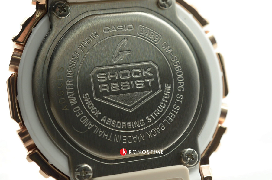 Часы Casio G-Shock GM-S5600PG-4 — бежевый, пластик металл сталь