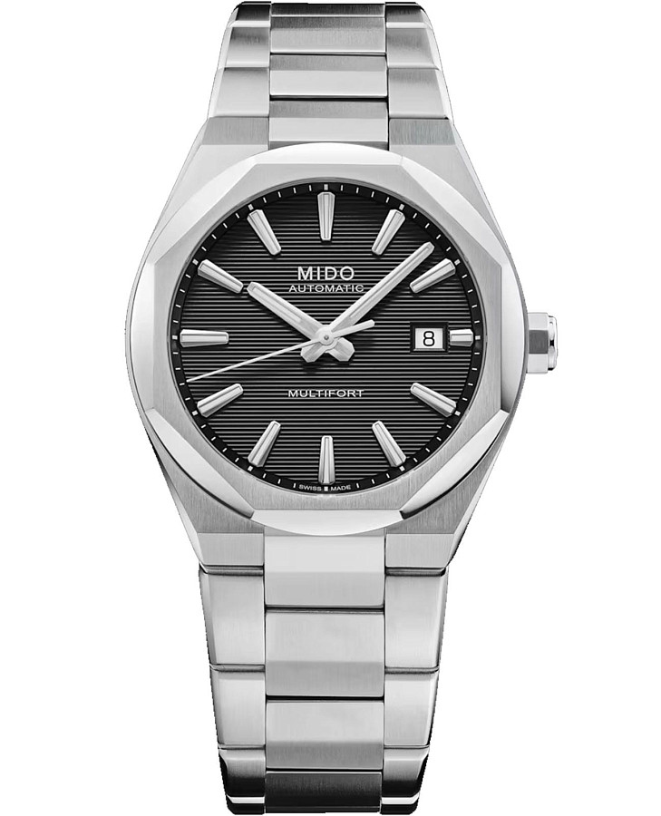 Часы Mido Multifort 8 One Crown M055.507.11.051.00 — мужские, черный